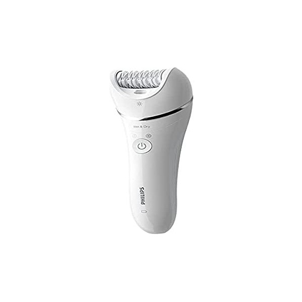 PHILIPS Épilateur Wet & Dry BRE700/00 Blanc