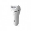 PHILIPS Épilateur Wet & Dry BRE700/00 Blanc