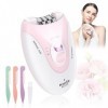 Epilateur Electrique Femme, Electrique Epilateur Femme Sans Fil Épilateur pour Visage des Femme, Épilateur Électrique pour Vi