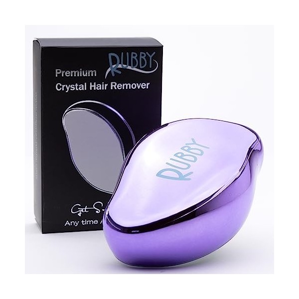 Rubby Nano Crystal Épilateur magique sans rasage sans douleur ni coupe 1 x violet métallisé 