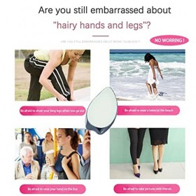 Crystal Hair Eraser,Gomme à cheveux en cristal, Pierre épilatoire en cristal magique, épilateur avec technologie nano-cristal