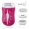 Épilateur pour femme, épilateur sans fil pour femme, rasoir rechargeable pour le visage, appareil dépilation pour bras, jamb