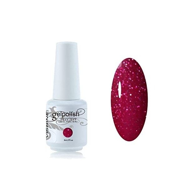 Vishine Vernis à ongles 8ml Semi-permanent GelPolish Soak-off UV LED Manucure Vernis Gels 1402