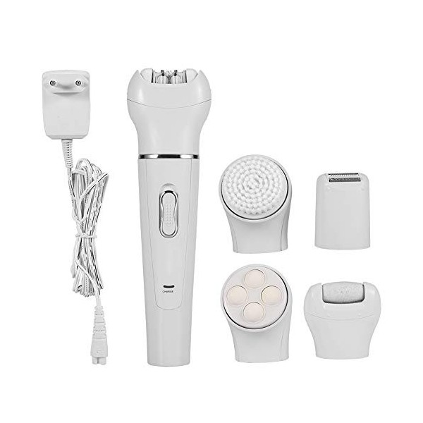 EVTSCAN Kemei Rechargeable 5 en 1 Kit doutils de beauté pour Femmes Rasoir électrique étanche sans Fil Rechargeable Corps Ch