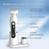 Rasoir Electrique Femme, Asimebesty 2 en 1 Tondeuse Electrique Femme pour Visage, Jambes, Bikini, Epilateur Electrique Femme 