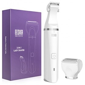 Rasoir électrique pour femme EESKA Rasoir intime pour femme Rasoir électrique femme pour bras, jambes, aisselles et bikini, I