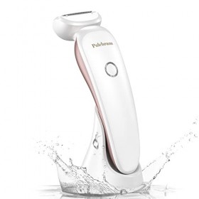 Rasoir électrique pour femme – Tondeuse de bikini indolore pour femme, sans fil, humide et sec pour femmes, jambes, aisselles