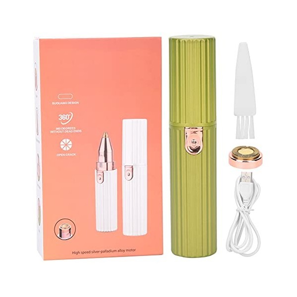 Tondeuse à Sourcils électrique Portable, épilateur Professionnel Indolore Sourcils et épilateur Facial pour Hommes Femmes Bra