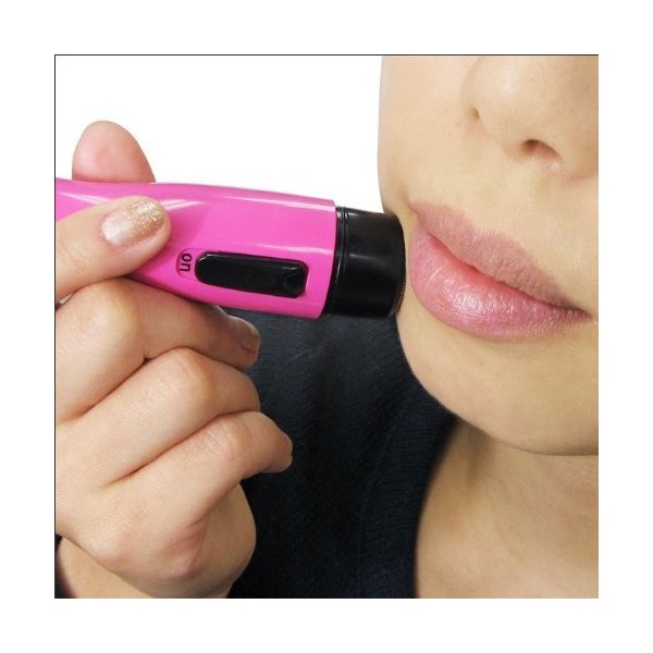 Mini Pocket Shaver Womens Girls - Compact Rotary Travel Shaver PINK