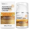 Crème Vitamine C, 20% Crème de Vieillissement de la Vitamine C pour le Visage et la Peau, Crème de jour Hydratant Convient au