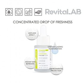 RevitaLAB Power Face Serum with Superfoods Un produit concentré, spécialement formulé pour fournir une défense efficace contr
