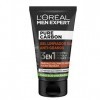 LOréal Paris Men Expert - Pure Carbon, gel limpiador facial diario anti-granos, Con Minerales Volcánicos y Ácido Salicílico,