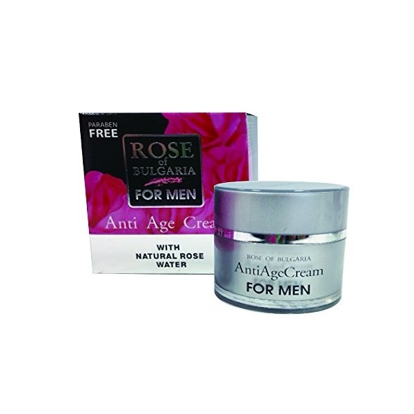 Anti-age Cream for Men Rose of Bulgaria BIOPEPTIDE-CL, Bulgarian Rose Water by Rose of Bulgaria