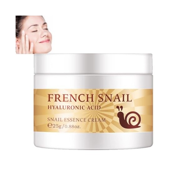 KOAHDE Crème Collagène dEscargot,Crème Visage pour Escargots,Crème Hydratante Visage Escargots,Crème de Levage Escargot,Crèm