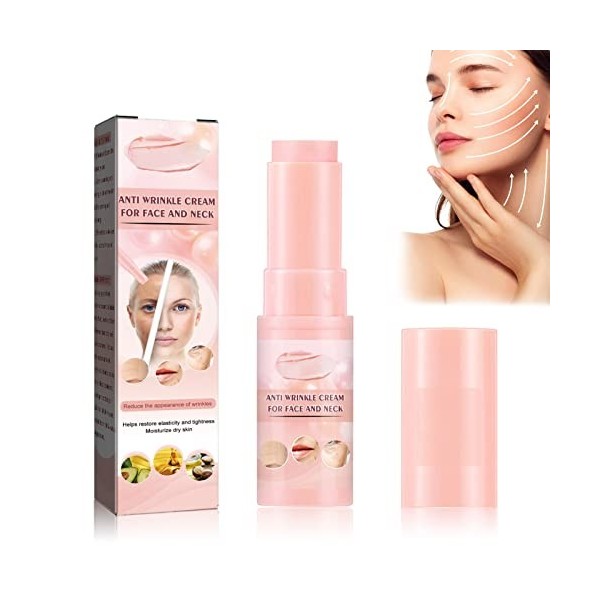 Baumes Anti-rides Rebondissantes, Baume Hydratant Anti-rides, Anti-Wrinkle Moisturizing Balm Stick, Multi-Purpose Moisturisin