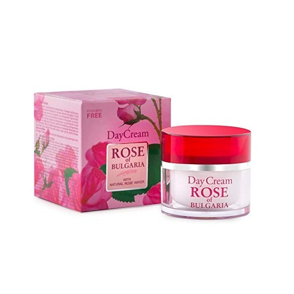 Biofresh BF-RB-DAYcrm-50-1x Crème de jour Rose de Bulgarie à leau de rose naturelle, 50 ml