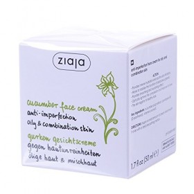 ZIAJA Gurke Gesichtscreme mit Vitaminen A, E und Pro-Vitamin B5 50ml