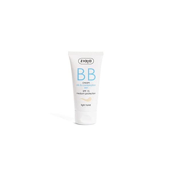 Ziaja Bb Cream Pieles Grasas y Mixtas Spf15 Tono Claro 50 ml