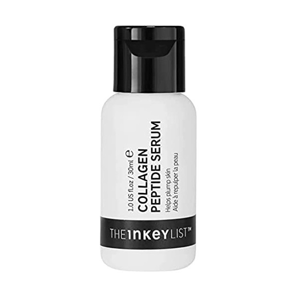 The INKEY List Sérum Collagen Peptide Serum pour repulper et raffermir la peau pour réduire les rides et les ridules 30 ml