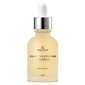 THE SKIN HOUSE since 1979 Ampoule Snail Mucin 5000 1,01 once liquide / 30 ml - ampoule anti-rides, anti-âge, nourrissante, 