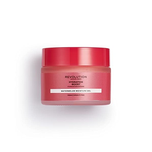 Revolution Skincare London, Hydration Boost, Watermelon, gel Hydratant, 50ml