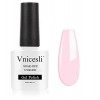 Vnicesli Vernis Semi Permanent Rose, 10ml French Transparent Pink Vernis à Ongles Naturelle Vernis Gel UV Semi Permanent Soak