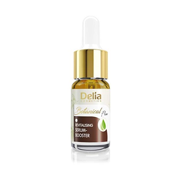 Delia Cosmetics - Botanical Flow - Sérum revitalisant visage avec 7 huiles - 95% dingrédients naturels - Peaux sèches et sen