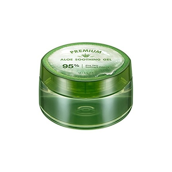 Missha Premium Cica Aloe Soothing Gel 95 % Aloe Vera Apaisant & Humidité 300 ml