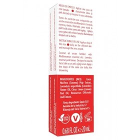 Sérum pour le visage 20ml à lhuile de noix de coco pure 100 % naturelle. Sérum aux ingrédients anti-âge et anti-acné pour le