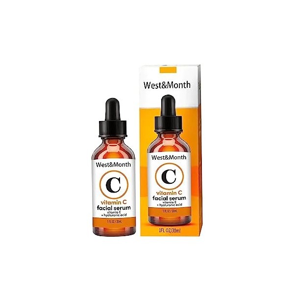 Vitamin C Facial Serum, Anti-Ageing Brightening Serum, Anti-Ageing Blemish & Wrinkle Brightening Facial Serum 1pcs 