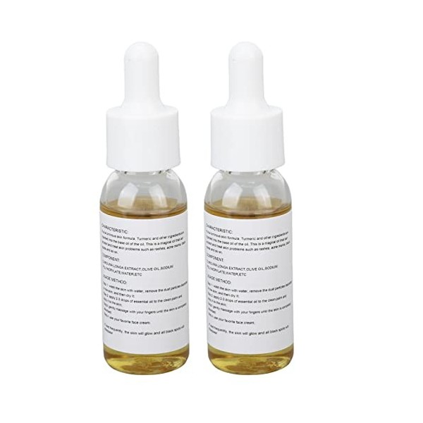 Sérum Blanchissant pour le Visage Ingrédients Naturels de Curcuma Éclaircit la Couleur de la Peau Sérum Hydratant Hydratant p