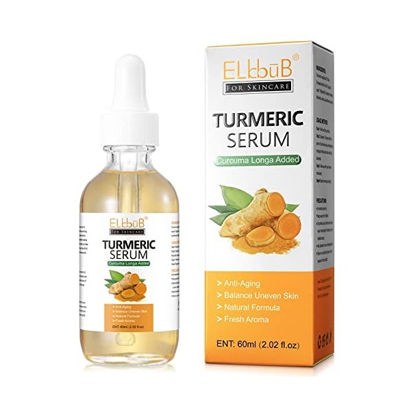 Sérum au Curcuma - Illuminez, Nourrissez et Régénérez Votre Peau avec du Curcuma Naturel 60ml