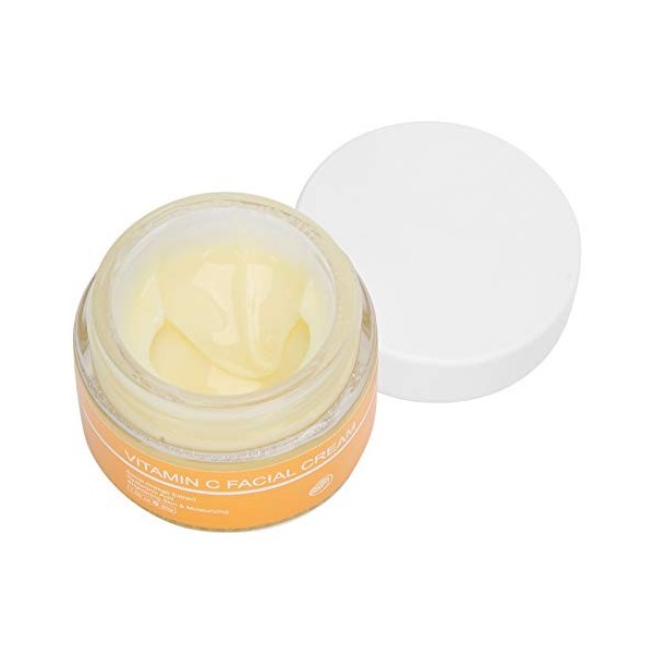 Crème pour le Visage à la Vitamine C VC Crème pour le Visage éclaircissante Crème de Jour Hydratante pour Femmes et Hommes