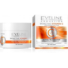Eveline Cosmetics Crème Visage Rafraîchissante Active à Vit C Jour/Nuit 50 ml
