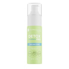 Bell Gel matifiant hypoallergénique détoxifiant pour le visage - Fluide de maquillage à lextrait de thé matcha, anti-polluti