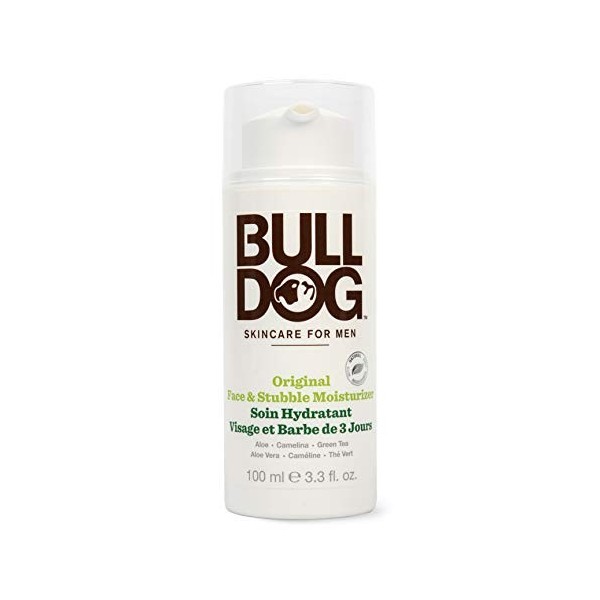 BULLDOG Soin Hydratant Original Visage/Barbe de 3 Jours 100 ml