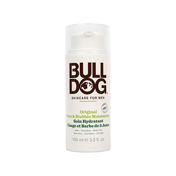 BULLDOG Soin Hydratant Original Visage/Barbe de 3 Jours 100 ml