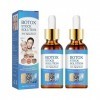 Botox Stock Solution Sérum pour le visage, anti-âge 2pcs 