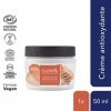 FLORENA Crème Active Antioxydante à la Fleur de Pourpier et au Lactobacillus fermentés 1 x 50 ml , soin visage tous types de