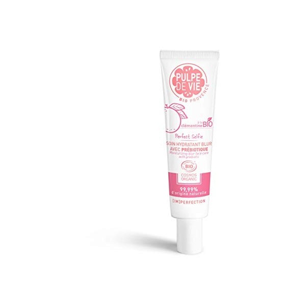 PULPE DE VIE "Perfect Selfie" Crème Visage Bio Anti-imperfections 40 ml, 100% recyclable, à base de fruits, cosmétique antiga