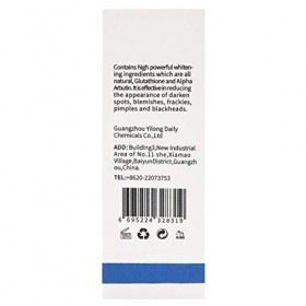 Kybbe 30 Ml De Sérum Éclaircissant Au Glutathion Solution Stock Alpha Arbutine Vitamine C Et B3 Collagène Réduisant Les Tache