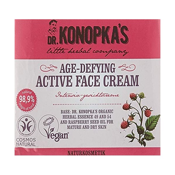 Dr. Konopka Natural Vegan Age Defying Active Face Cream 50ml