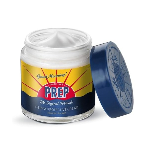 PREP: Derma Protective Cream, Paraben Free * 2.53 Fluid Ounce 75ml Jar Pack of 2 