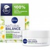 NIVEA Natural Balance - Crème hydratante - Huile de jojoba et damande - 50 ml - Crème de jour pour peaux sèches et sensibles