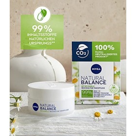 NIVEA Natural Balance - Crème hydratante - Huile de jojoba et damande - 50 ml - Crème de jour pour peaux sèches et sensibles