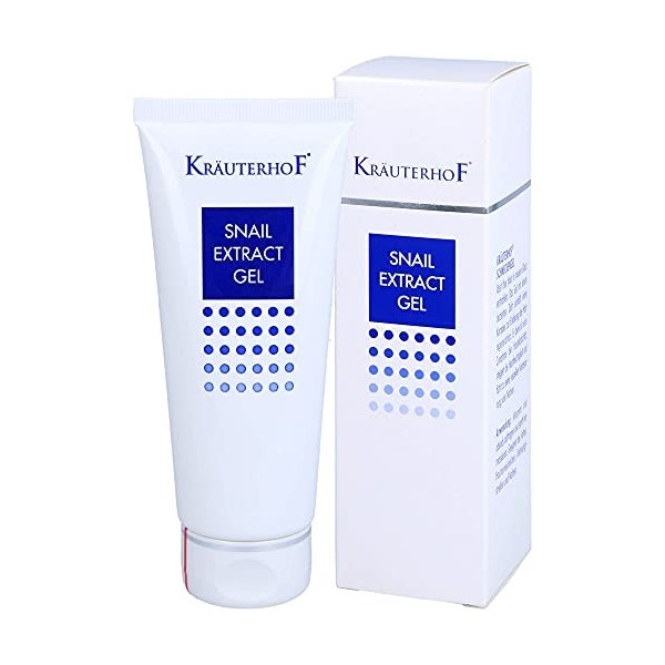 GEL à la bave descargot KRÄUTERHOF® tube de 100 ml composé de Poly-Helixan 5 %