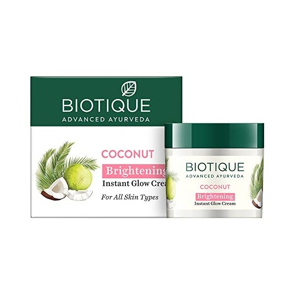 Biotique Coconut Whitening and Brightening Cream for All Skin Types