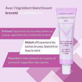 ACHROACTIVE MAX | Sérum Éclaircissant Visage Intensif à la Vitamine C et à lHuile de Coco |Sérum Anti-taches, Anti-âge et Il
