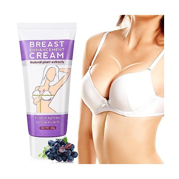 Tkekruh Crème Dagrandissement du Sein,Crème nourrissante seins Crème,Crème Lifting des seins Crème de massage de levage Volu