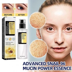 Essence De Réparation Descargot,Advanced Snail 96 Serums Visage,Snail Mucin 96 Repair Cream,Sérums Hydratante Avec Mucine Ba